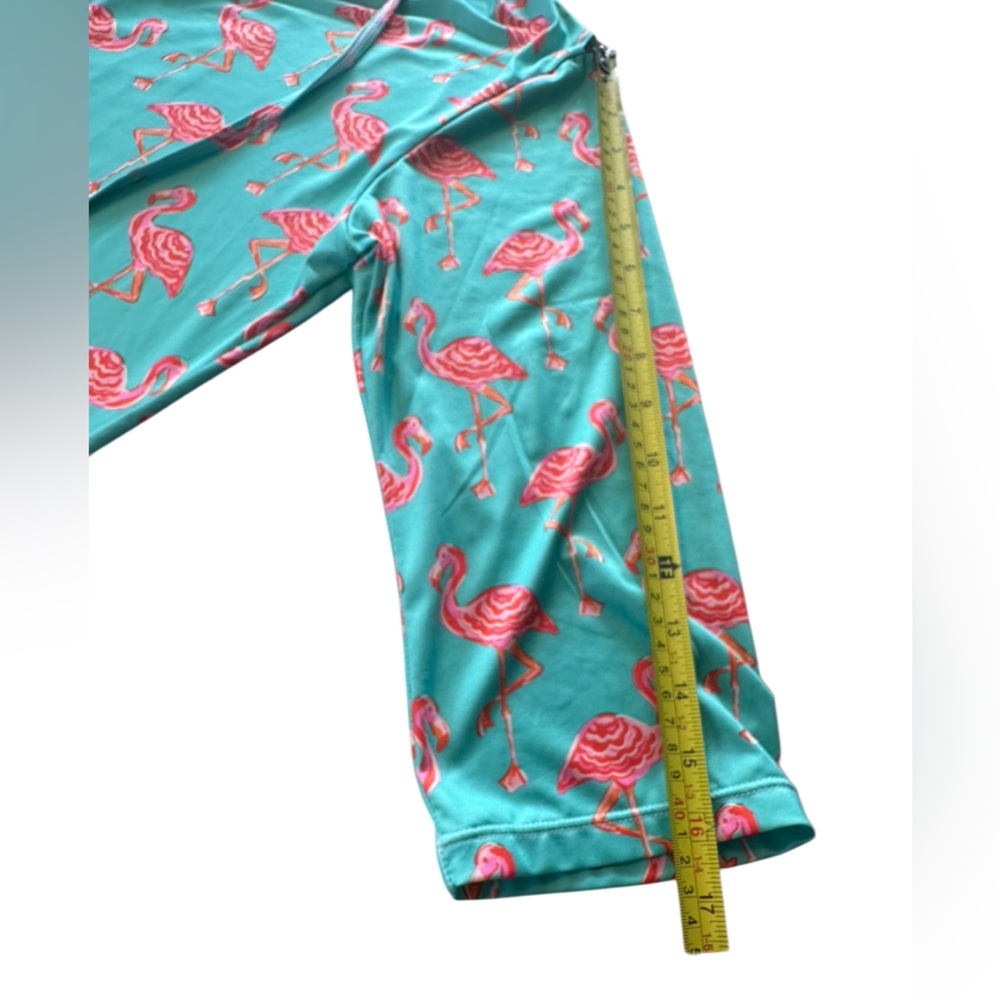 Viv & Lou Flamingo Swim Cover Up Tunic Dress NWT Tropical S/M Cruise Summer New - Picture 9 of 10